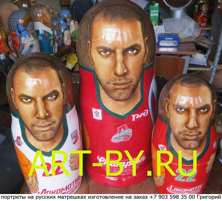 портретные матрешки роспись 